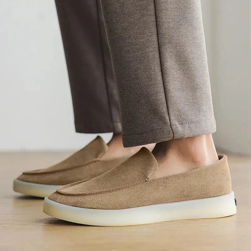 LITHUA Klasikiniai Suede Verslo Loaferiai