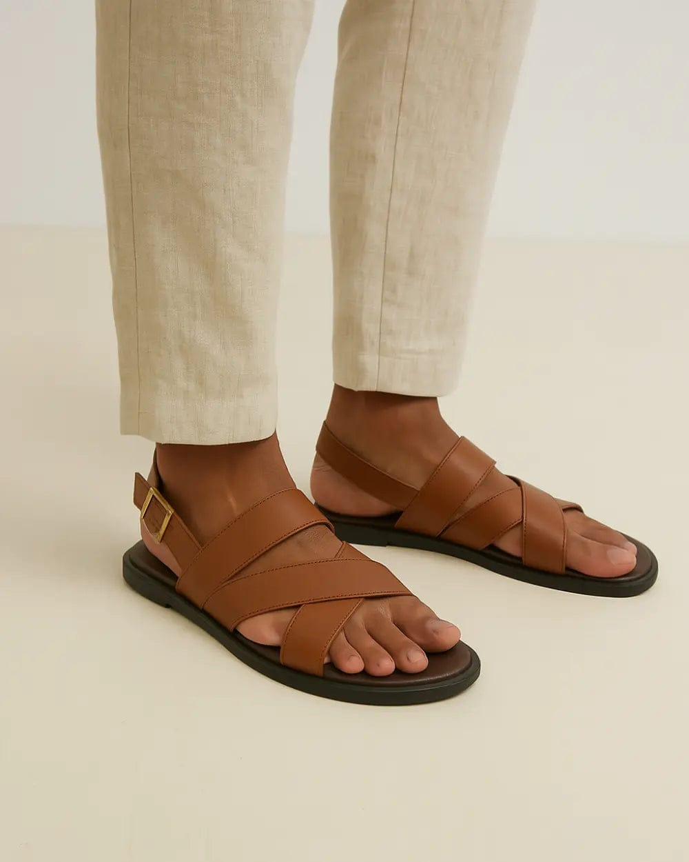 LITHUA Lanaro™ | Elegantiški Kryžminiai Sandalai