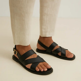 LITHUA Lanaro™ | Elegantiški Kryžminiai Sandalai
