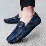 LITHUA Mėlyna / 38 Blomster Oda Loafers