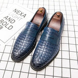 LITHUA Mėlyna / 38 Elegantiški Woven Loafers