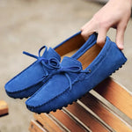 LITHUA Mėlyna / 38 Kasdieniai Suede Vasaros Loaferiai