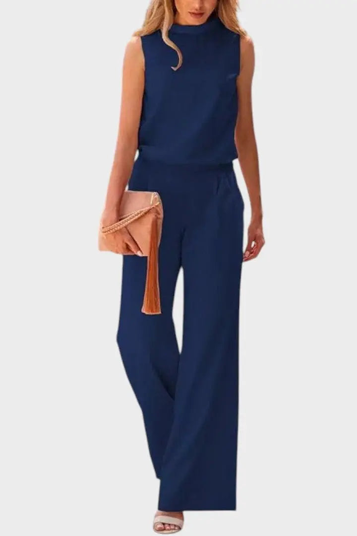 LITHUA Mėlyna / S Malina | Elegantiška jumpsuit