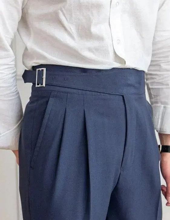 LITHUA Mongolų Mėlyna / 29 Elias™ | Elegantiškos Gurkha Kelnės
