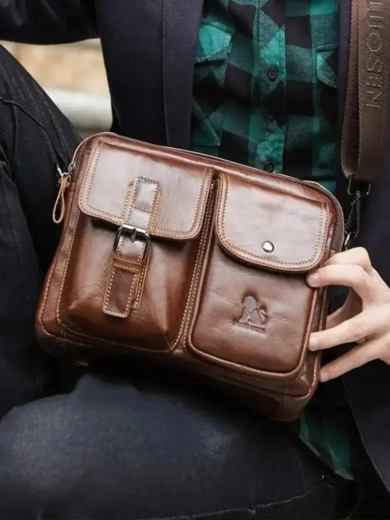 LITHUA Oliver™ | Retro Kvadratinė Pečių Taška