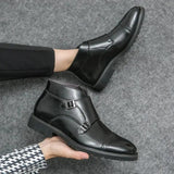 LITHUA Parker™ | Dirbtinės odos Dvigubos Monk-strap Batai