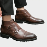 LITHUA Parker™ | Dirbtinės odos Dvigubos Monk-strap Batai