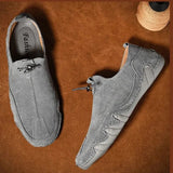 LITHUA Pilka / 37 Laurits™ | Odiniai Slip-Ons