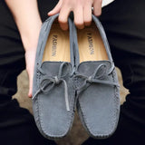 LITHUA Pilka / 38 Kasdieniai Suede Vasaros Loaferiai