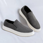 LITHUA Pilka / 38 Patogūs Suede Loafers