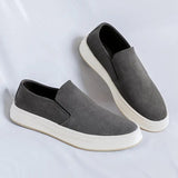 LITHUA Pilka / 38 Patogūs Suede Loafers