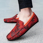 LITHUA Raudona / 38 Blomster Oda Loafers