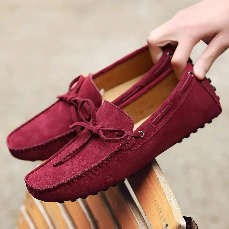 LITHUA Raudona / 38 Kasdieniai Suede Vasaros Loaferiai