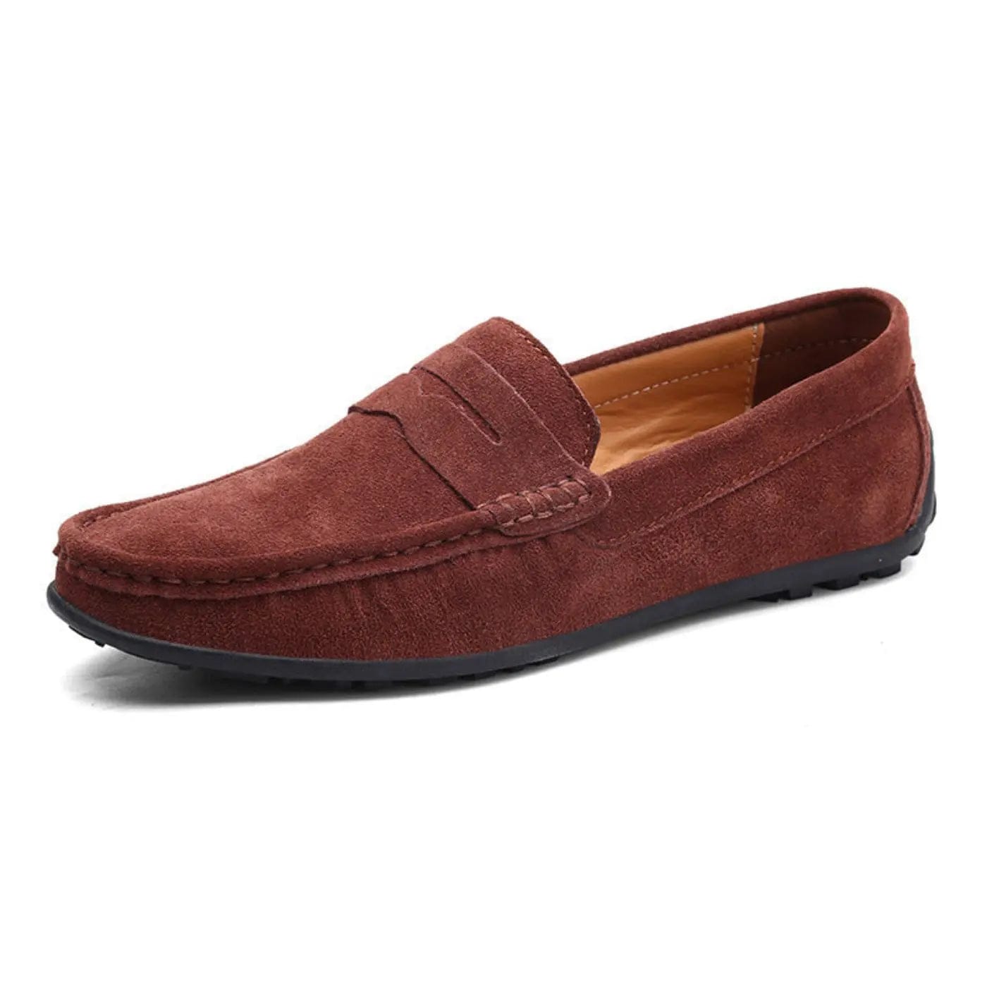 LITHUA Raudona / 38 Minkšti Suede Loaferiai
