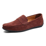 LITHUA Raudona / 38 Minkšti Suede Loaferiai
