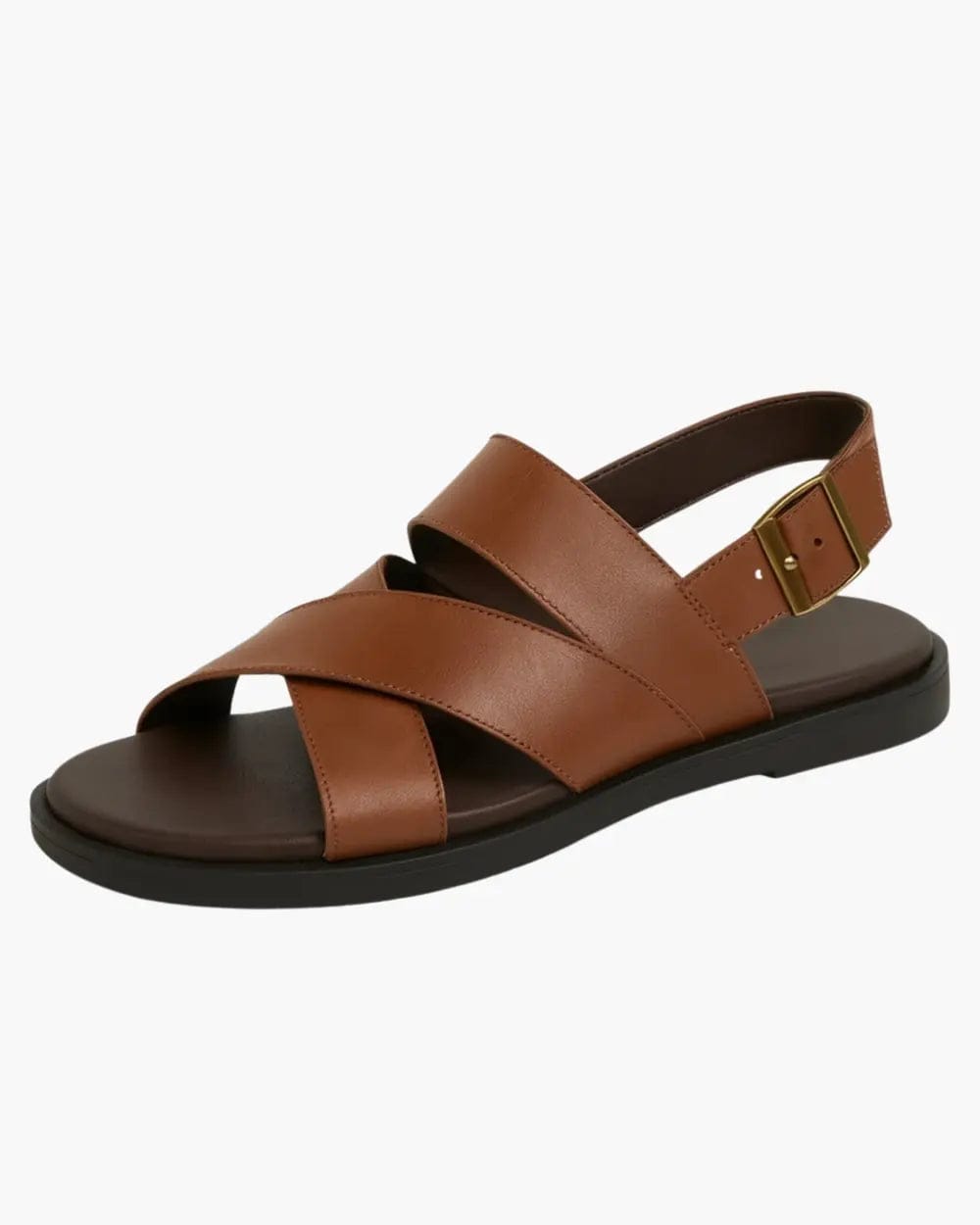 LITHUA Ruda / 38 Lanaro™ | Elegantiški Kryžminiai Sandalai