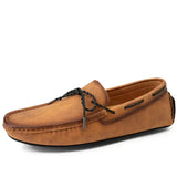 LITHUA Ruda / 38 Rankų darbo Suede Loaferiai
