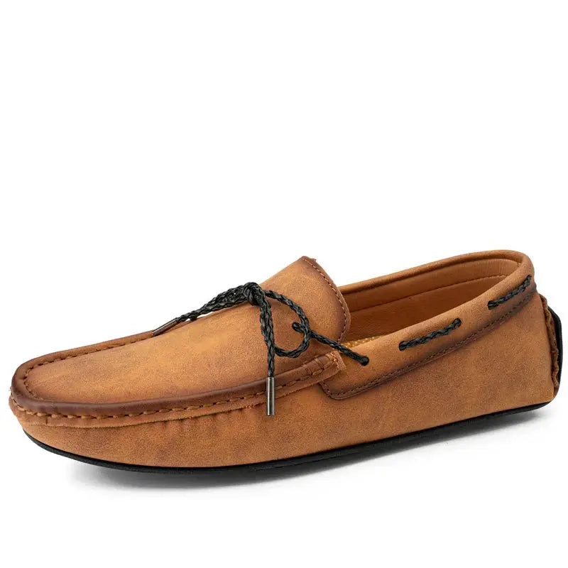 LITHUA Ruda / 38 Rankų darbo Suede Loaferiai