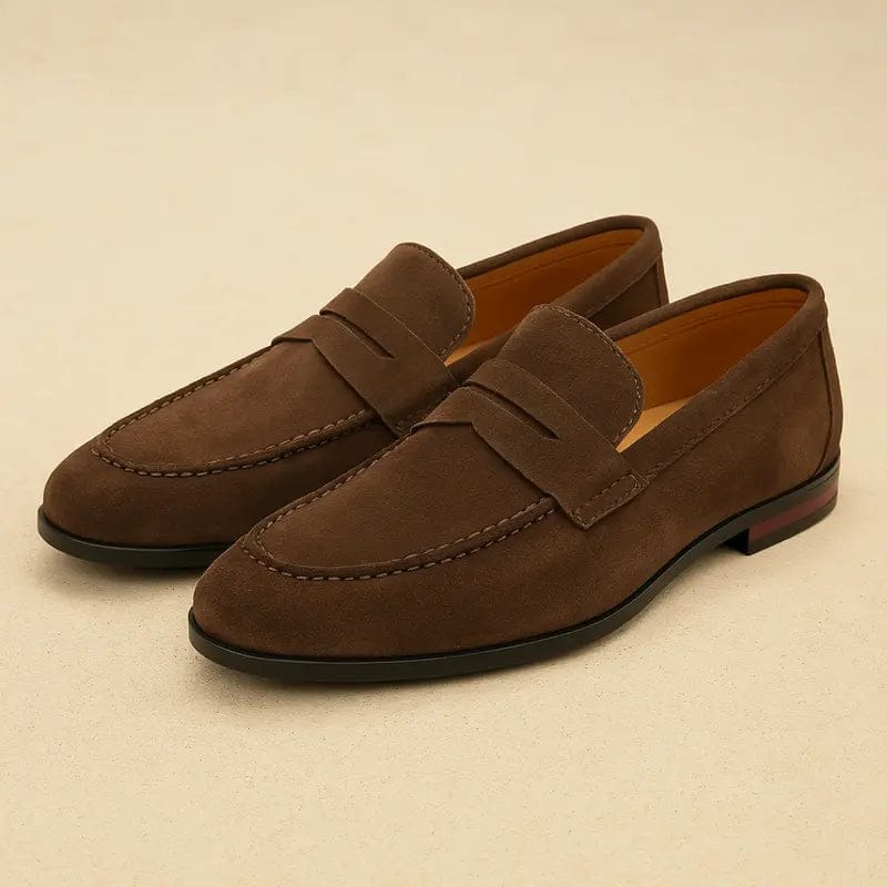 LITHUA Ruda / 38 Senieji Pinigai Suede Penny Loaferiai
