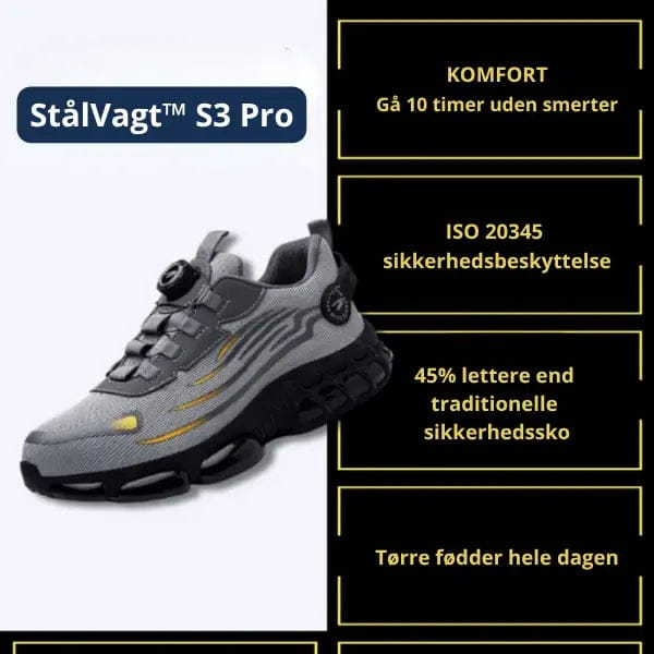 LITHUA StålVagt™ S3 Pro | S3 saugos batai darbui