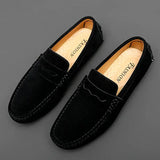 LITHUA Suedesko Båd Loafers