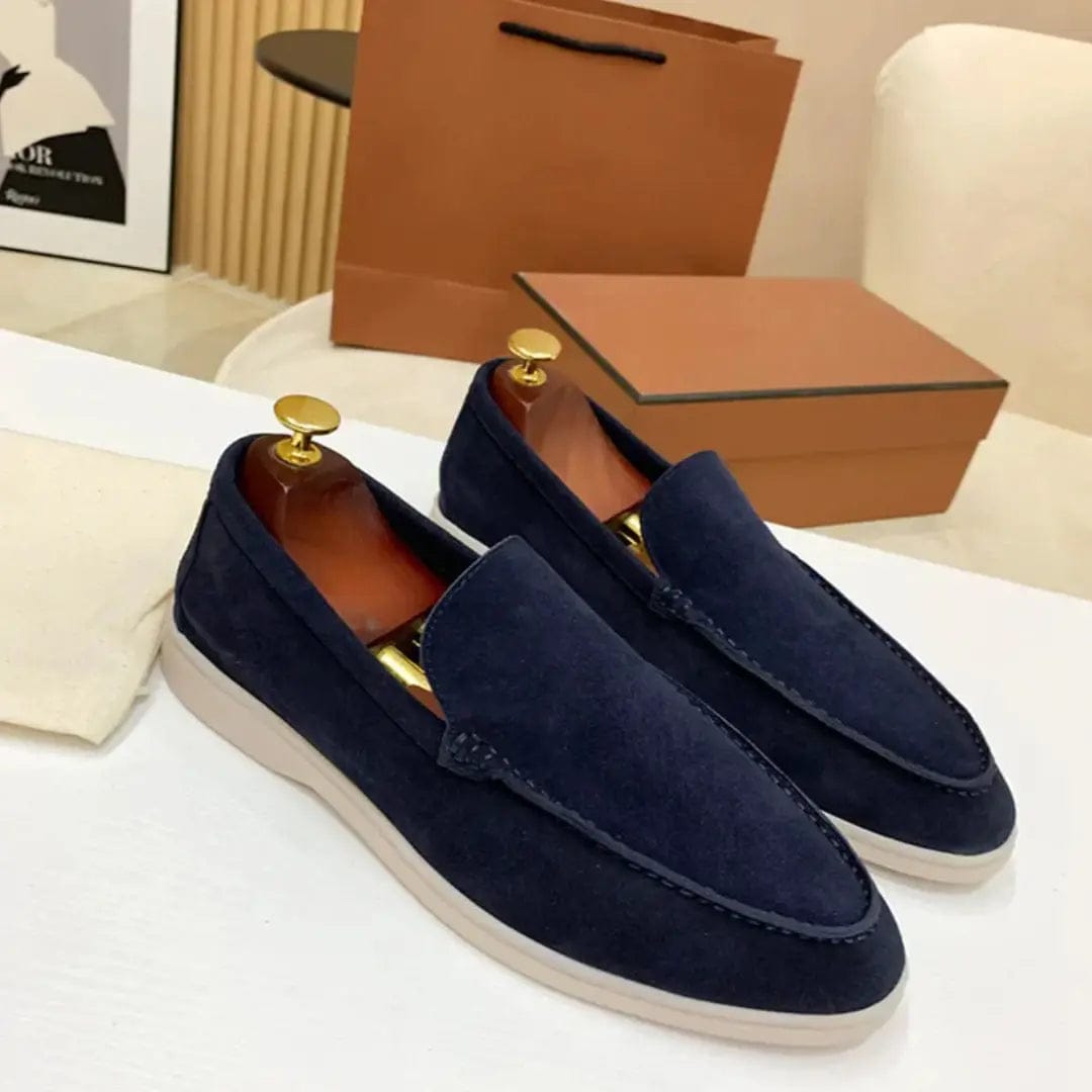 LITHUA Šviesiai mėlyna / 39 Klasikiniai Suede Loaferiai