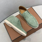 LITHUA Šviesiai Žalia / 38 Kasdieniai Suede Loaferiai