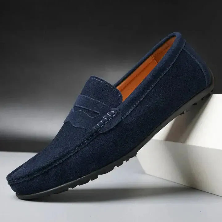 LITHUA Tamsiai mėlyna / 38 Lorenzo Suede Loafers