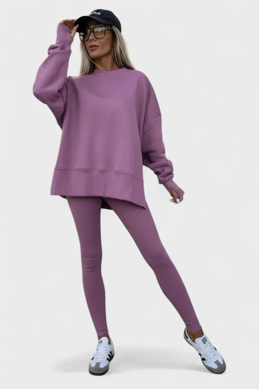 LITHUA Violetinis / S Liv™ | Komplektas su ilgomis rankovėmis