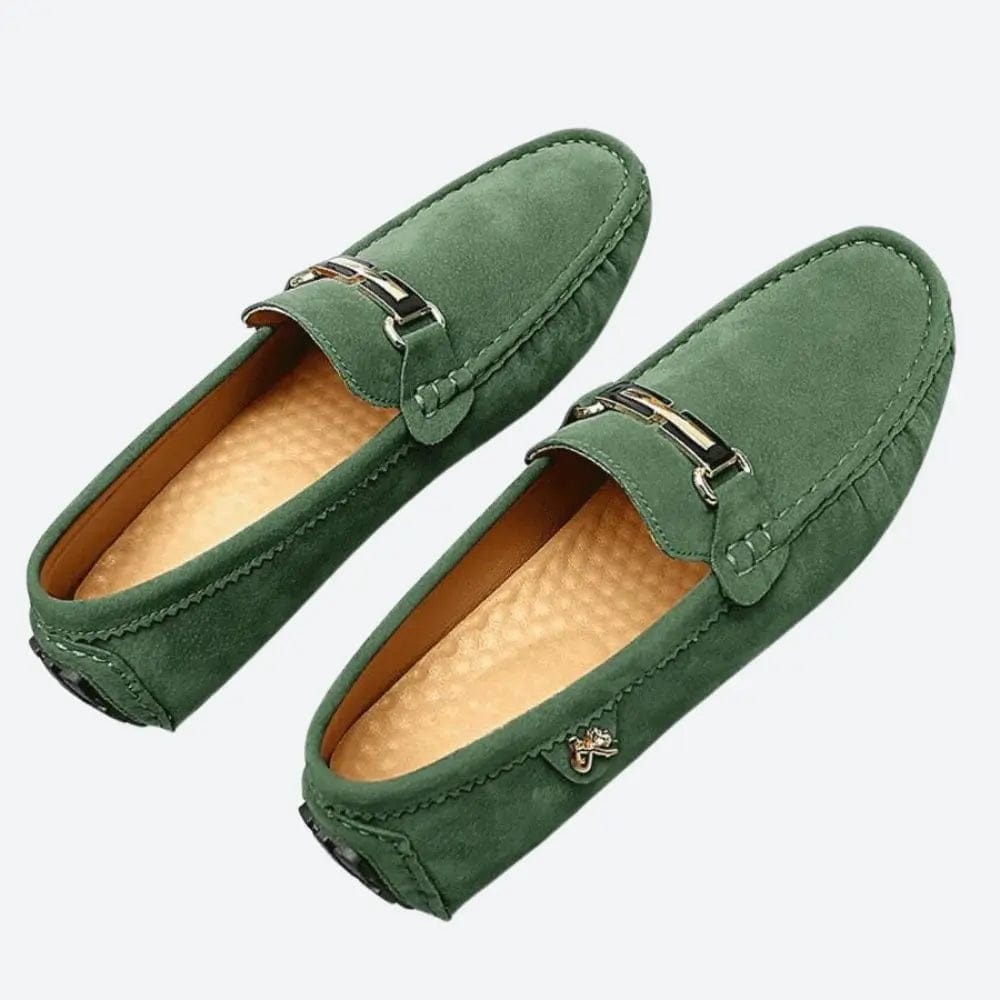 LITHUA Žalia / 35 Formentera Suede Loaferiai