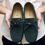 LITHUA Žalia / 38 Kasdieniai Suede Vasaros Loaferiai