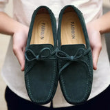 LITHUA Žalia / 38 Kasdieniai Suede Vasaros Loaferiai