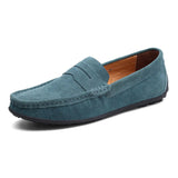 LITHUA Žalia / 38 Minkšti Suede Loaferiai