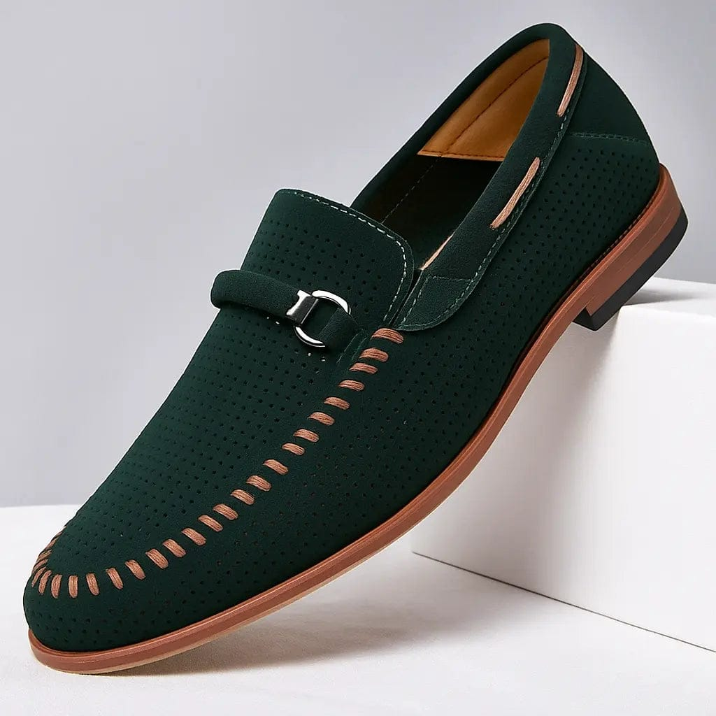 LITHUA Žalia / 39 Firenze Suede Loafers