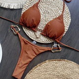 Bikini Aukso Bangos - Paplūdimio Mada l CAROL ERDVĖS MADA