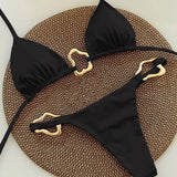 Bikini Aukso Bangos - Paplūdimio Mada l CAROL ERDVĖS MADA