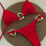 Bikini Aukso Bangos - Paplūdimio Mada l CAROL ERDVĖS MADA