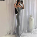 Satina Maxi – Juoda
