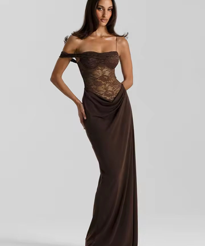 Nėriniuota Maxi – Juoda