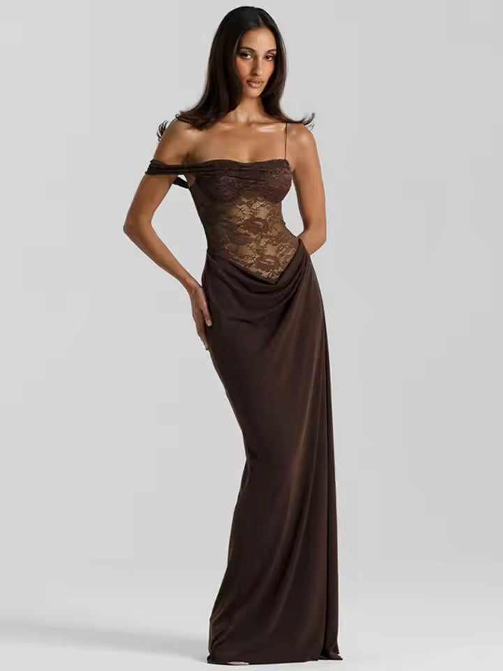Nėriniuota Maxi – Juoda