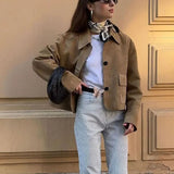 Marissa Dirbtinio Suede Striukė