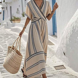 Velira Abrikosų / S Santorini™ Vasaros Suknelė