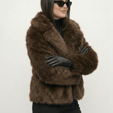 Velira Adele | Faux Fur Oversized Coat Adele | Dirbtinio Kailio Per didelis Paltas
