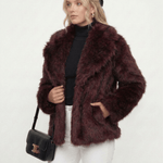 Velira Adele | Faux Fur Oversized Coat Adele | Dirbtinio Kailio Per didelis Paltas