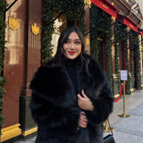 Velira Adele | Faux Fur Oversized Coat Adele | Dirbtinio Kailio Per didelis Paltas