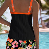Velira Aitana™ | Elegantiškas Dviejų Dalių Tankini Rinkinys