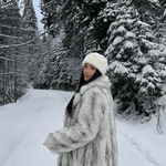 Velira Aliza | Long Faux Fur Statement Coat Aliza | Ilgas dirbtinio kailio paltas
