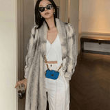 Velira Aliza | Long Faux Fur Statement Coat Aliza | Ilgas dirbtinio kailio paltas