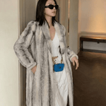 Velira Aliza | Long Faux Fur Statement Coat Aliza | Ilgas dirbtinio kailio paltas