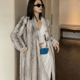Velira Aliza | Long Faux Fur Statement Coat Aliza | Ilgas dirbtinio kailio paltas